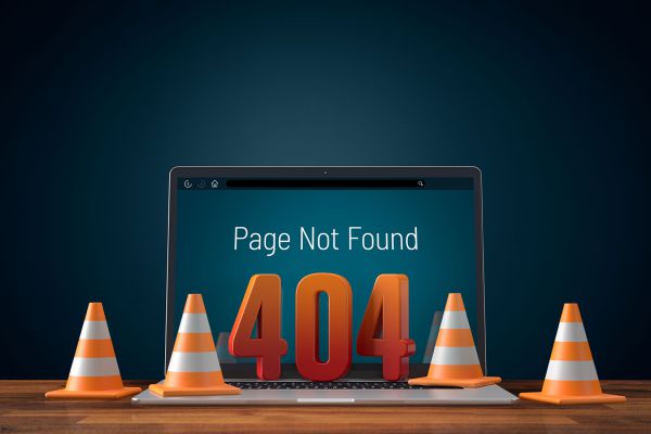 404-Error - Seite nicht gefunden